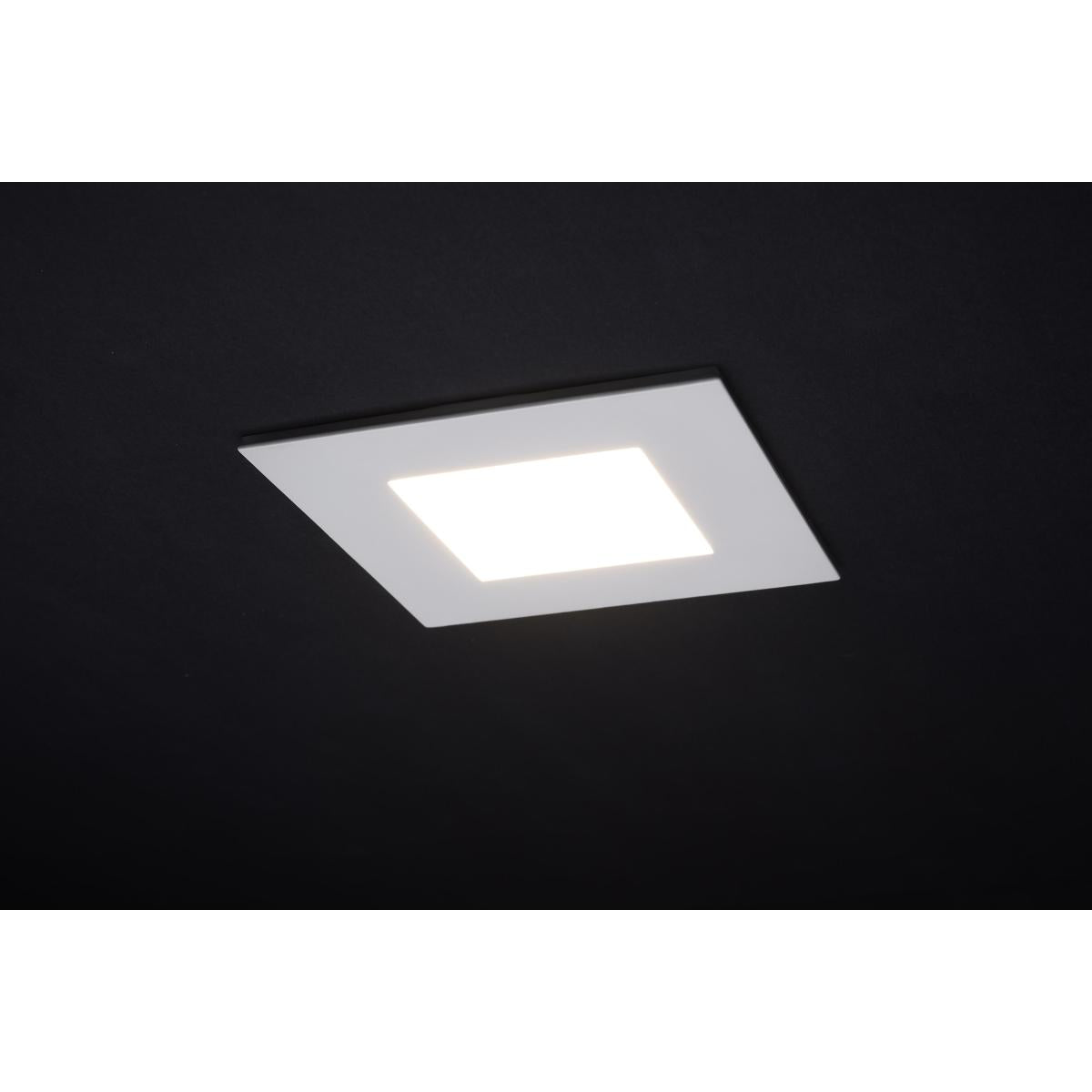 4" Square LED Recessed Downlight with Night Light, 760 Lm, Selectable CCT