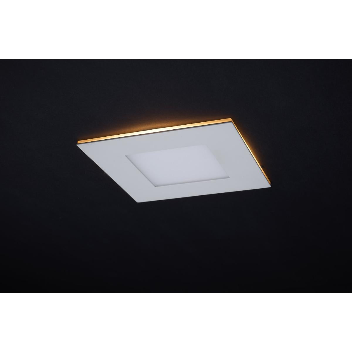 4" Square LED Recessed Downlight with Night Light, 760 Lm, Selectable CCT