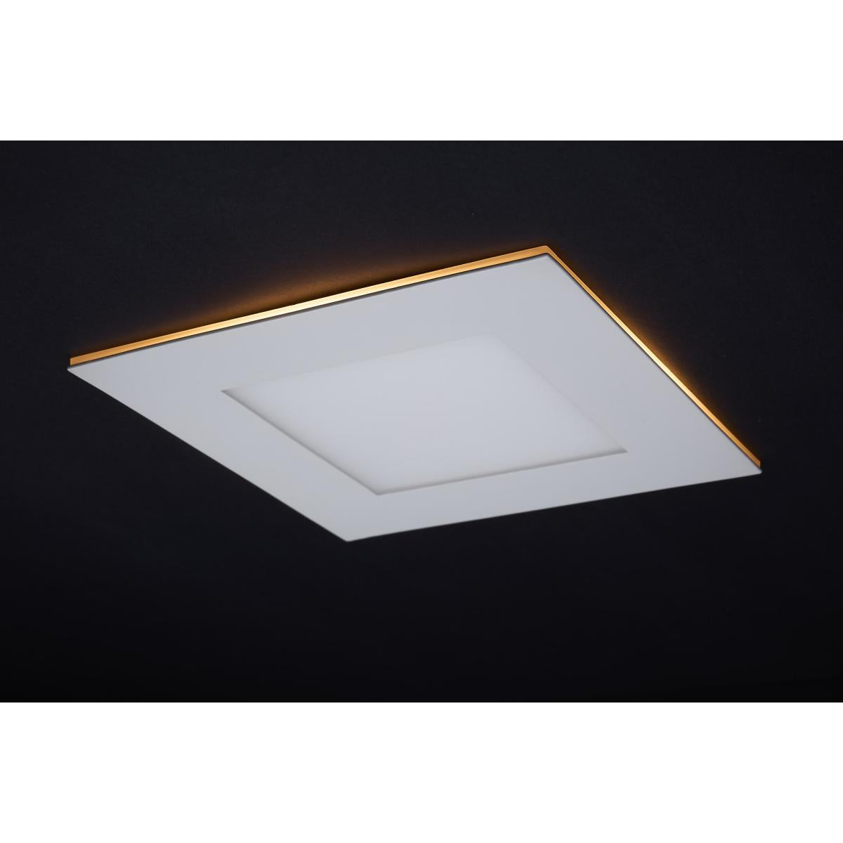6" Square LED Recessed Downlight with Night Light, 1000 Lm, Selectable CCT