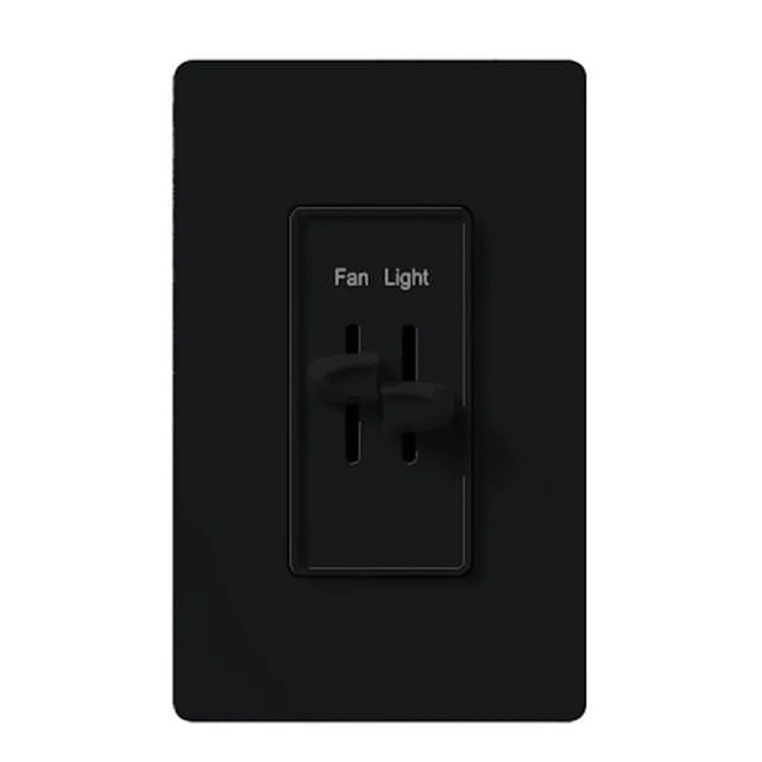Skylark Dual Slide 3-Speed Fan and Light Control, Single Pole, Black - Bees Lighting
