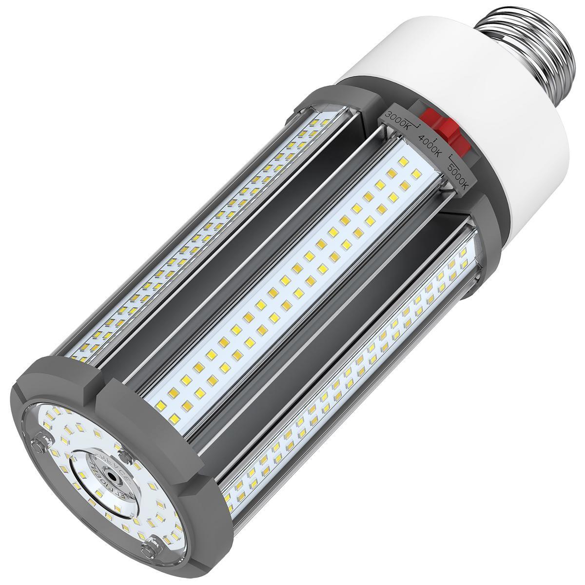 Retrofit LED Corn Bulb Omnidirectional, 45 Watts, 6300lm, Selectable CCT, E26 Base, 480V - Bees Lighting