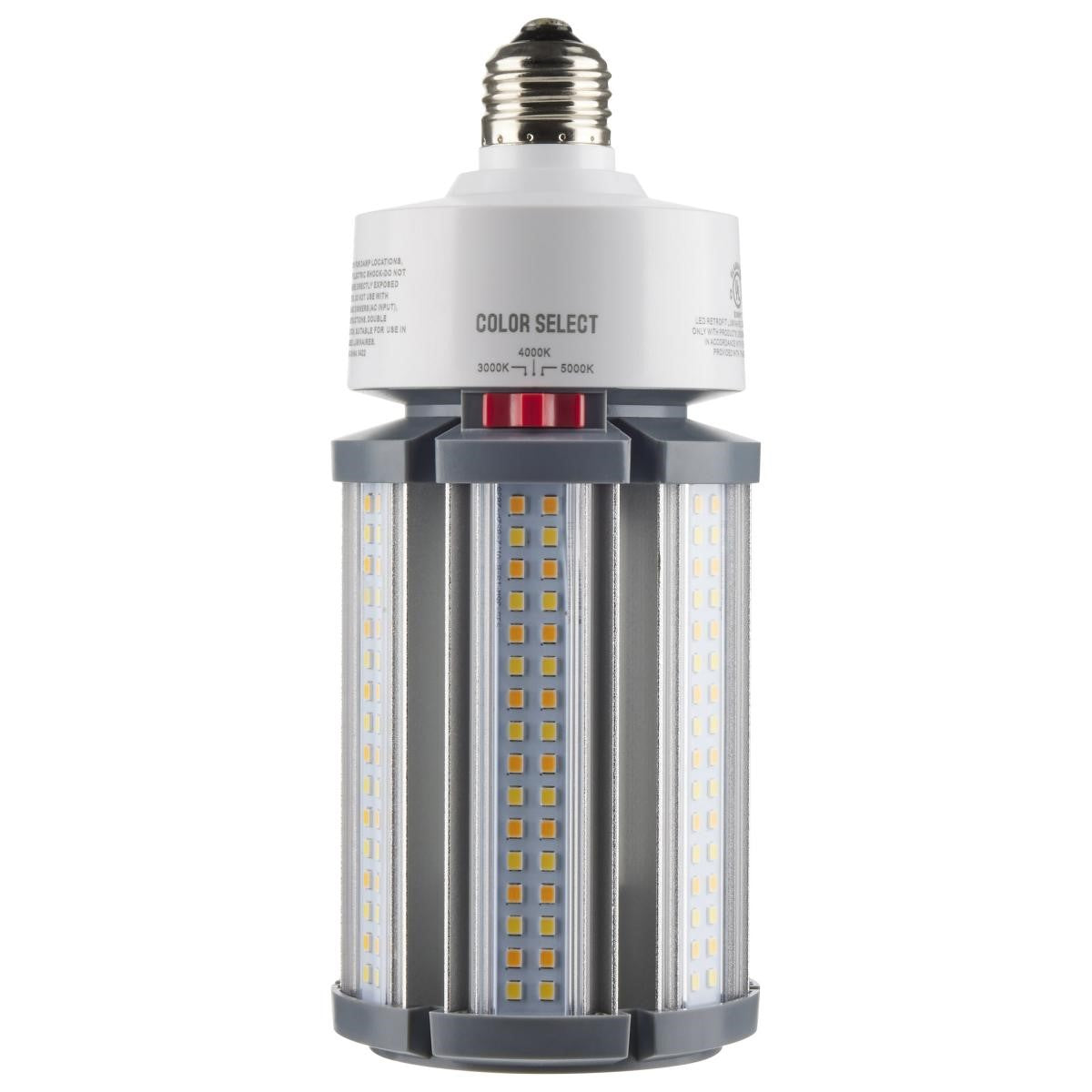 Retrofit LED Corn Bulb Omnidirectional, 45 Watts, 6300lm, Selectable CCT, E26 Base, 480V - Bees Lighting