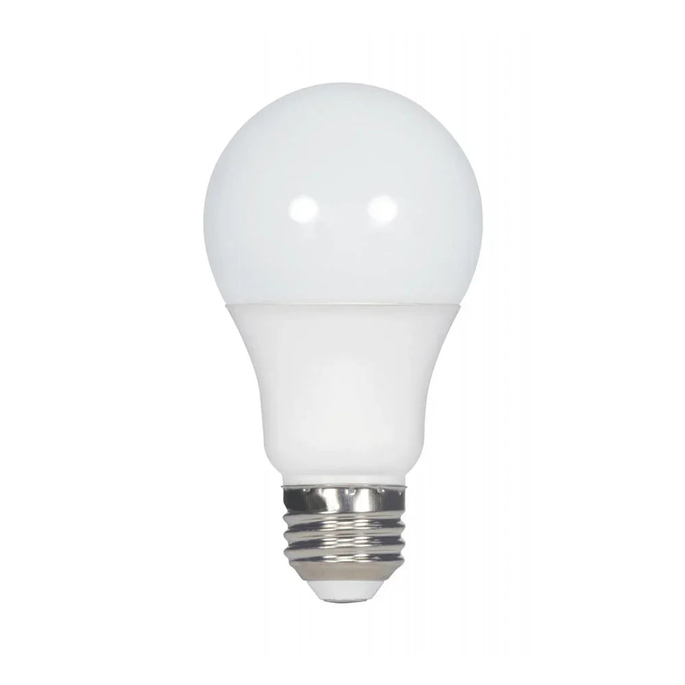 A19 LED Bulb, 60W Equivalent, 10 Watts, 800 Lumens, 2700K, E26 Medium Base, Frosted, Pack of 4 - Bees Lighting
