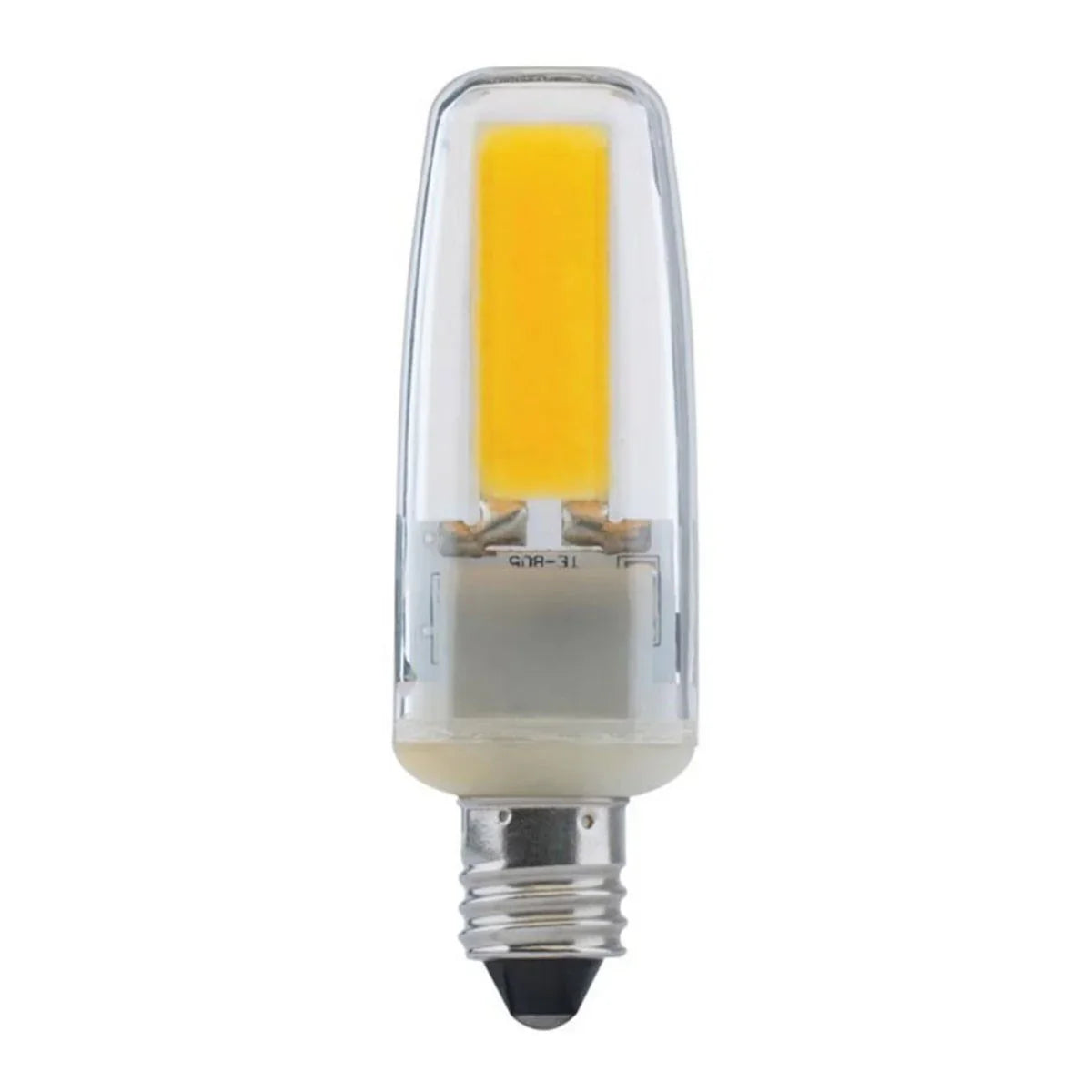 T4 Mini LED Bulb, 4 Watts, 480 Lumens, 5000K, E11 Mini-Candelabra Base, Clear Finish - Bees Lighting
