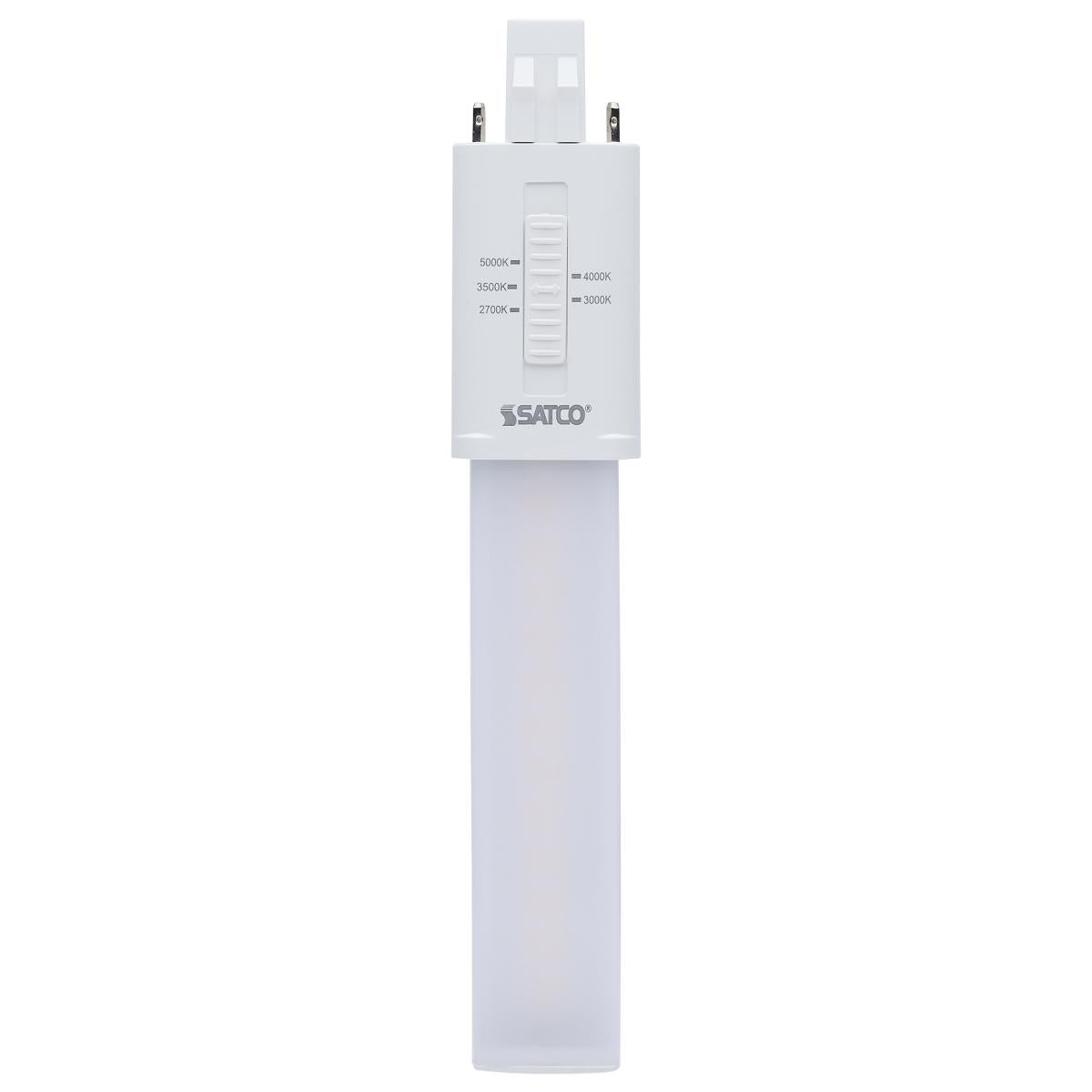 2 pin PL LED Bulb, 6W, 650 Lumens, Ballast Bypass, 27K|30K|35K|40K|50K, GX23 Base