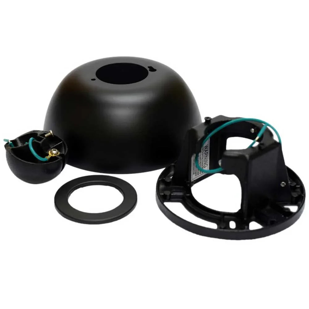 Fanimation Sloped Ceiling Kit, Wet Rated, Black Finish - Bees Lighting