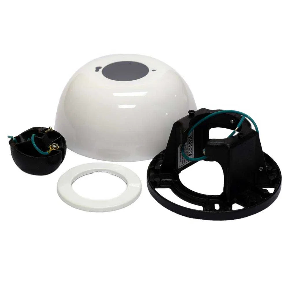 Fanimation Sloped Ceiling Kit, Wet Rated, Matte White Finish - Bees Lighting