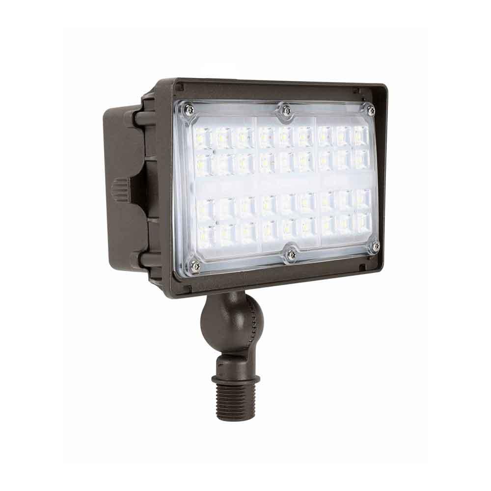 LED Flood Light, 1950 Lumens, 15 Watts, 5000K, 120-277V, Knuckle - Bees Lighting