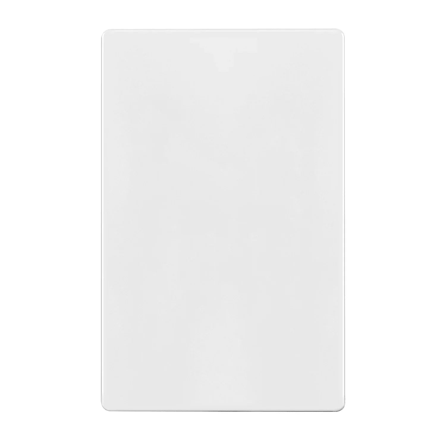 1-Gang Screwless Blank Wall Plate, White - Bees Lighting