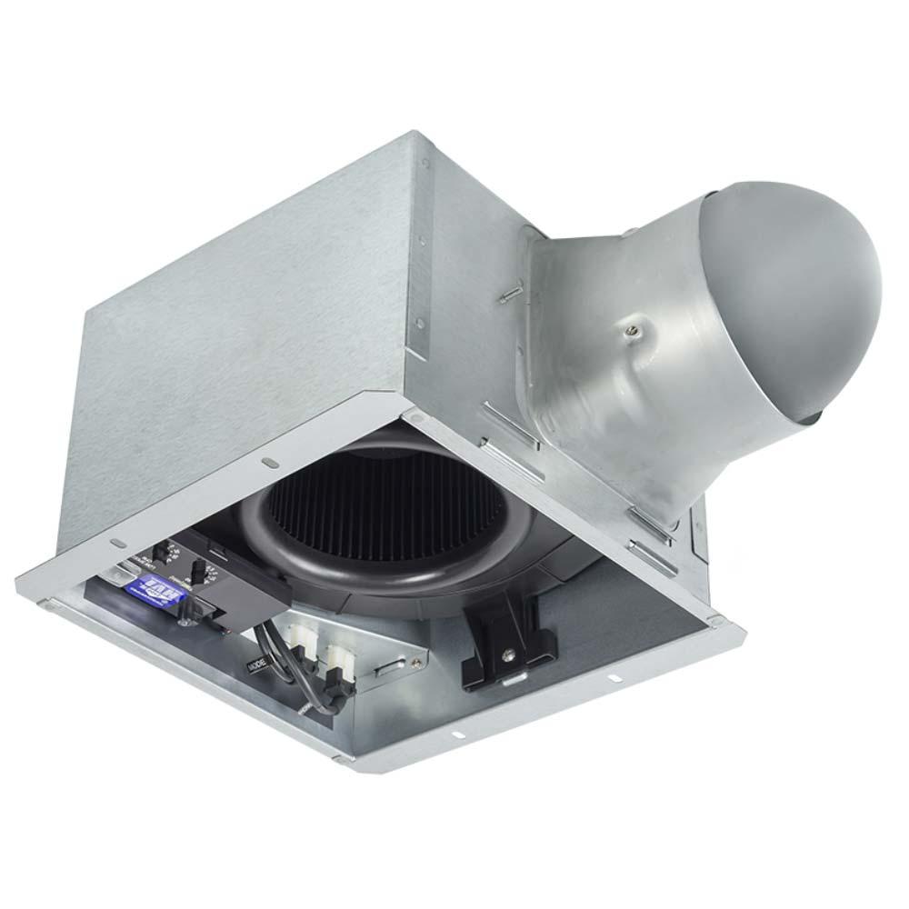 Delta BreezSignature Adjustable 80-110 CFM Bathroom Exhaust Fan With Dimmable LED Light, Night-Light, and Dual Speed