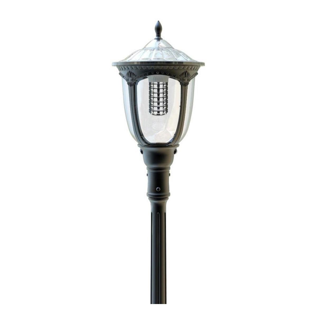 LED Post Top Light With Photocell 20 Watts 2,000 Lumens 4000K Post Top Mount Solar - Bees Lighting