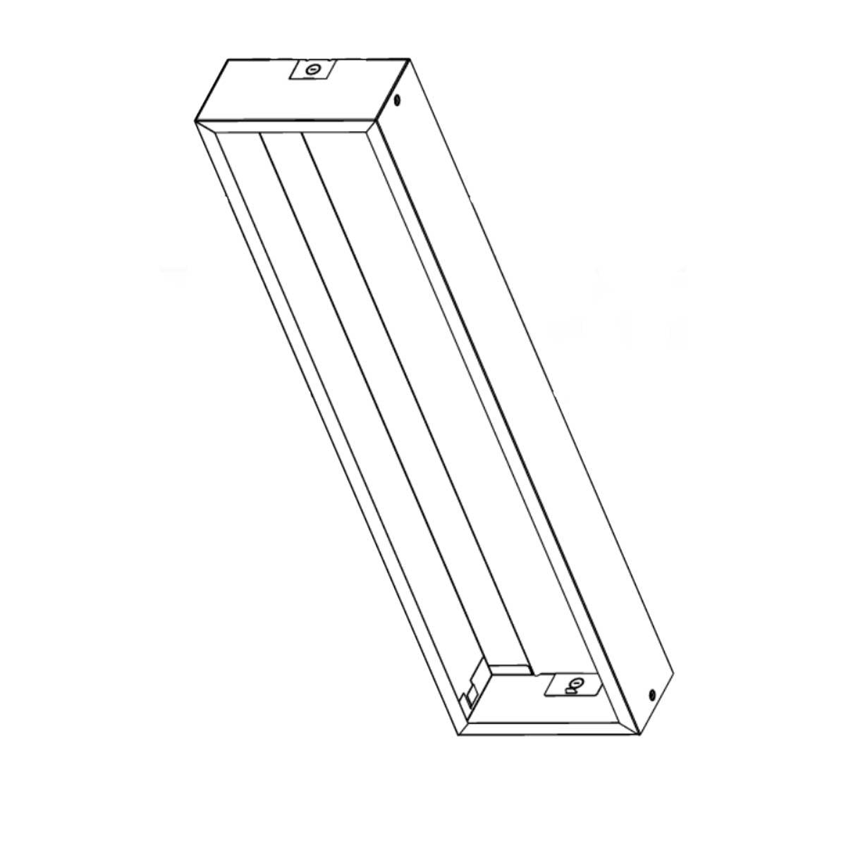 Surface Mount Kit For CR Series Troffers 1 X 4 - Bees Lighting