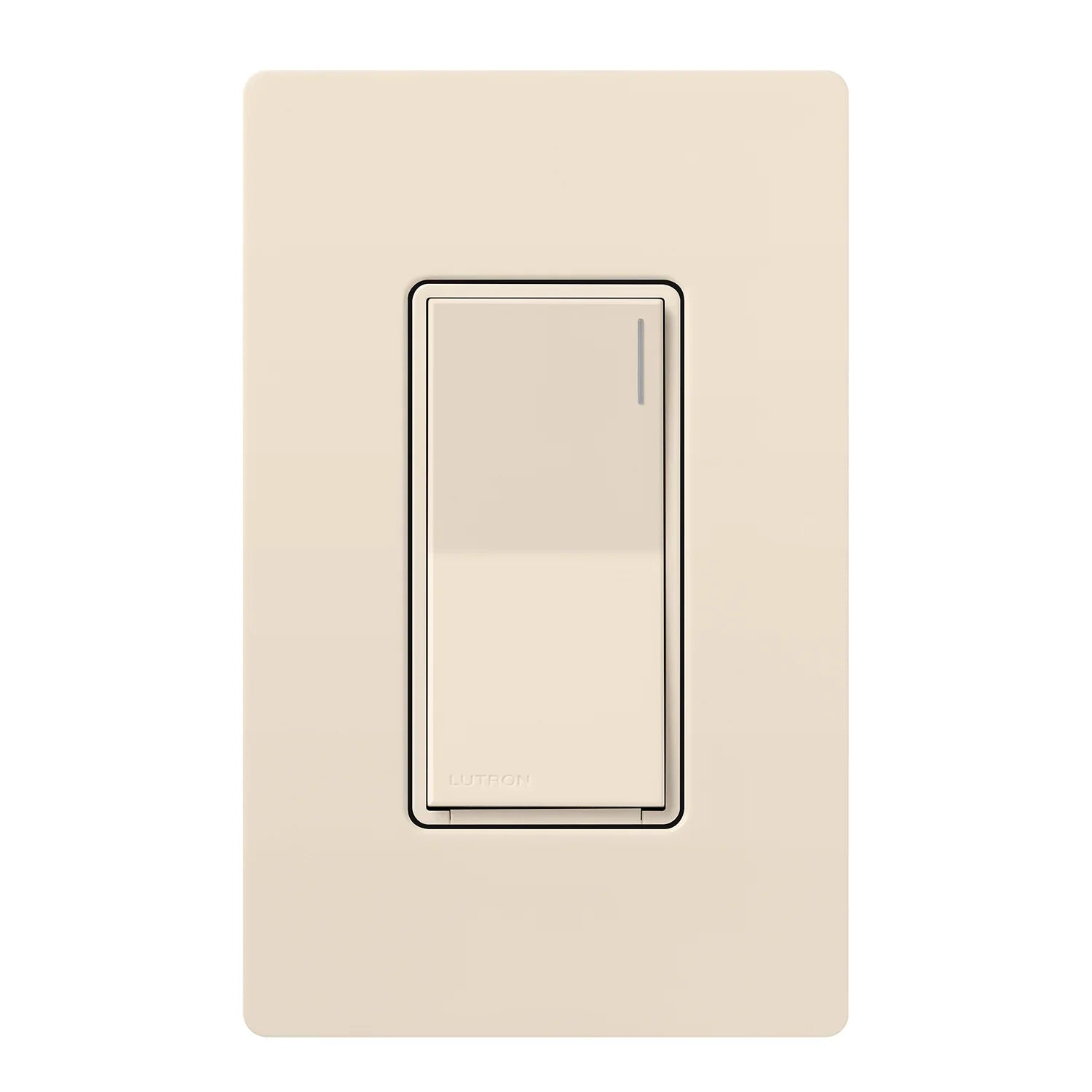 Sunnata Single Pole/Multi-Location Rocker Light Switch, Light Almond - Bees Lighting