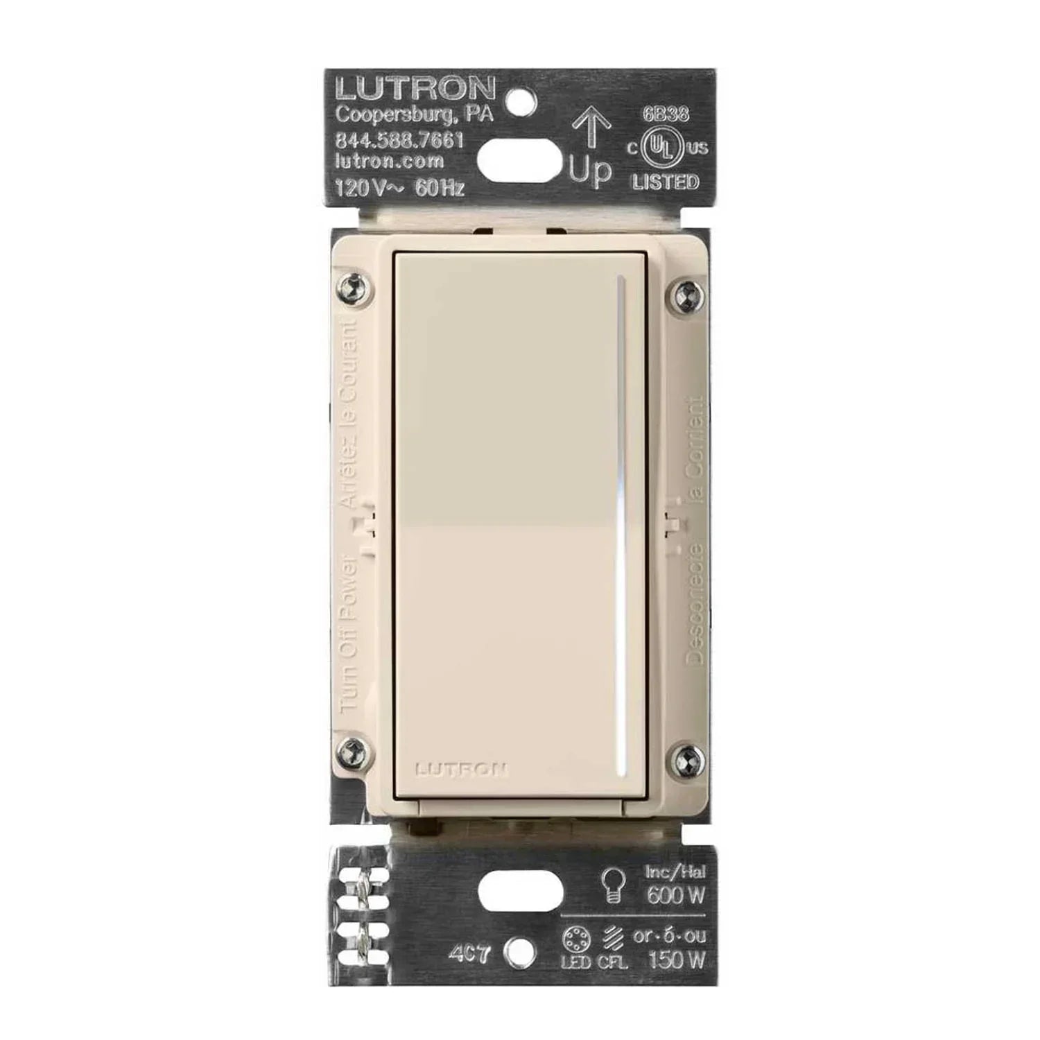 Lutron Sunnata LED+ Touch Dimmer Switch - Bees Lighting