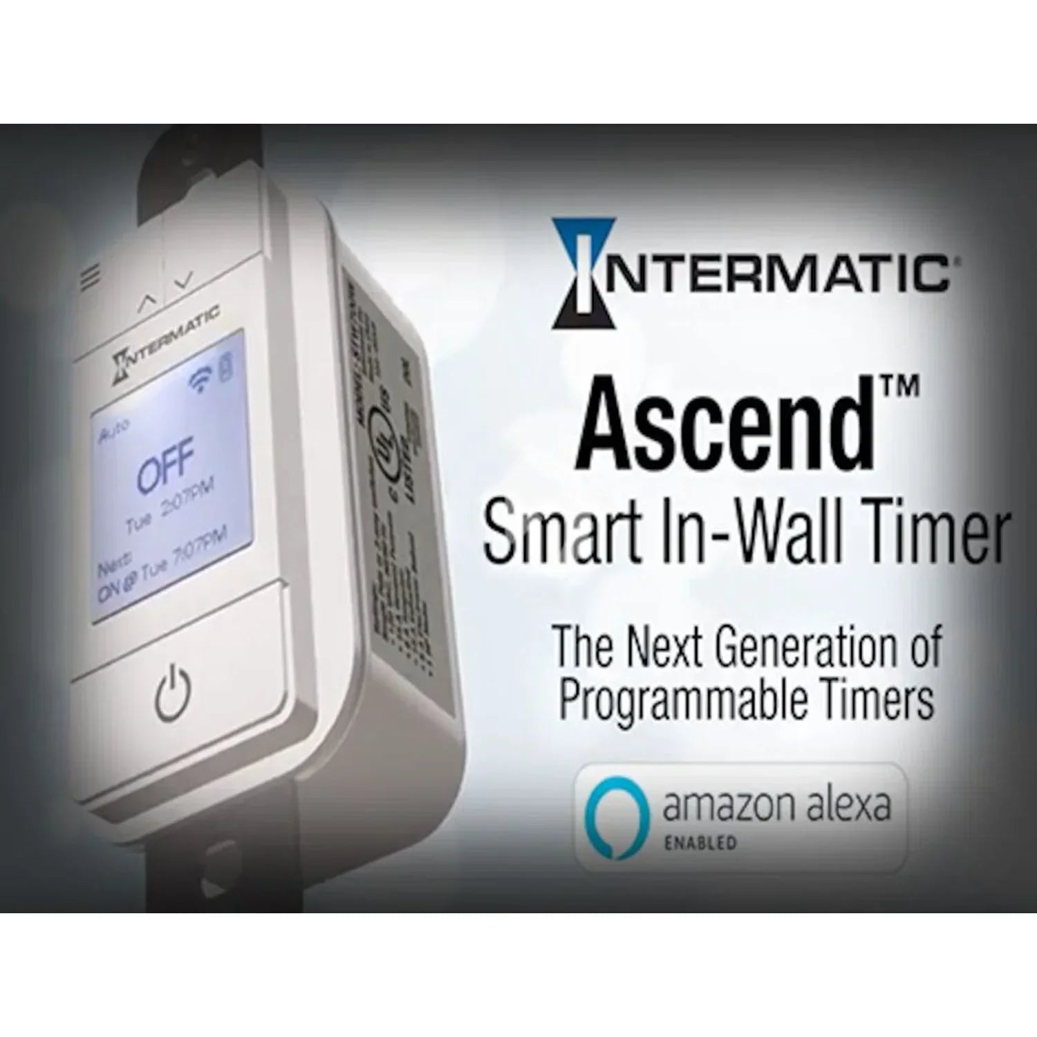 Ascend Smart Wi-Fi 15 Amp 7-Day Programmable In-Wall Timer - Bees Lighting