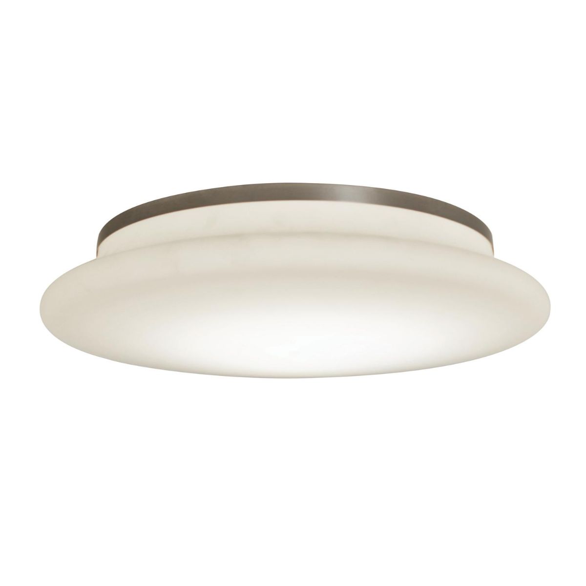 Sutton 18" LED Selectable CCT Flush Mount Light Satin Nickel
