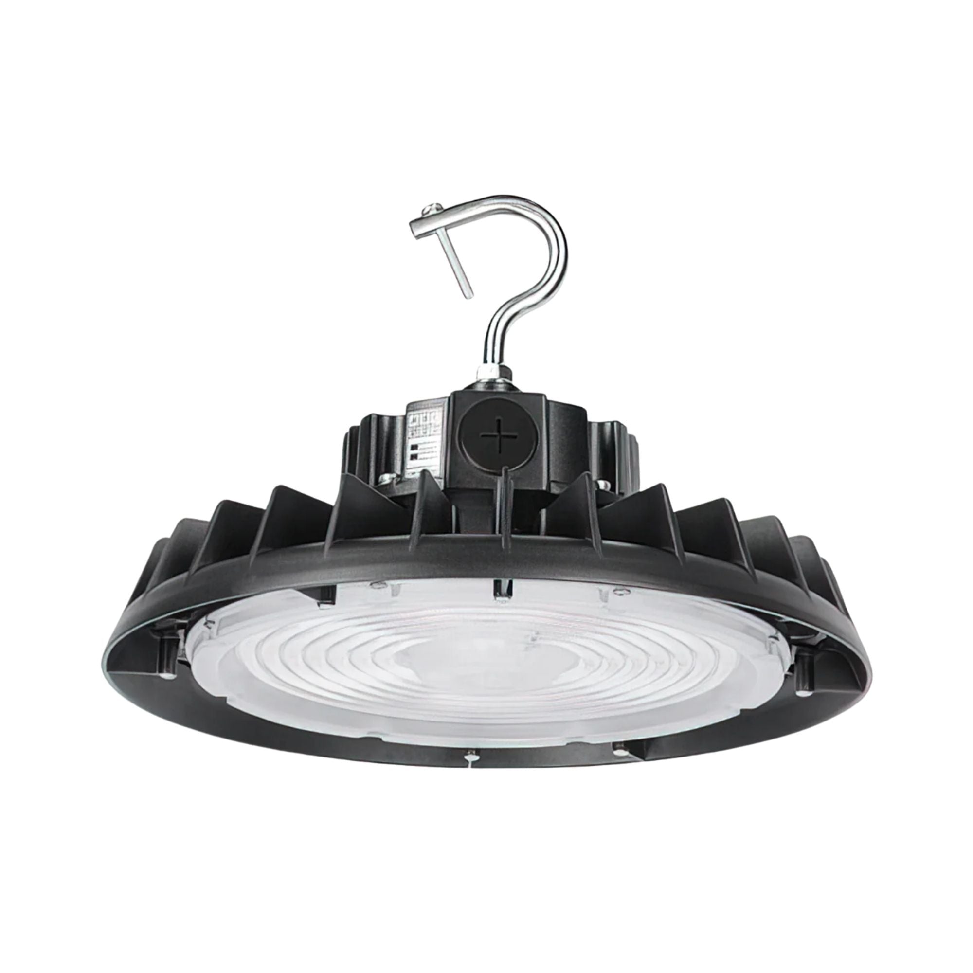 UFO High Bay LED Light, 48000 Lumens, 320W, 35K/40K/50K, 120-347V, Black