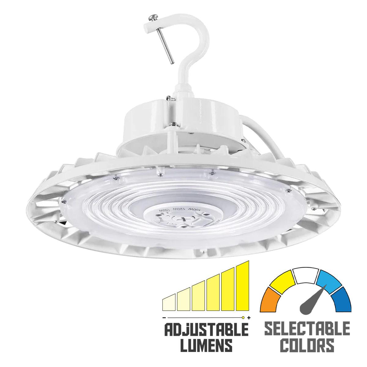 Sylvania 62694 High Bay UFO LED Light, Dual Selectable 240 Watts 35K