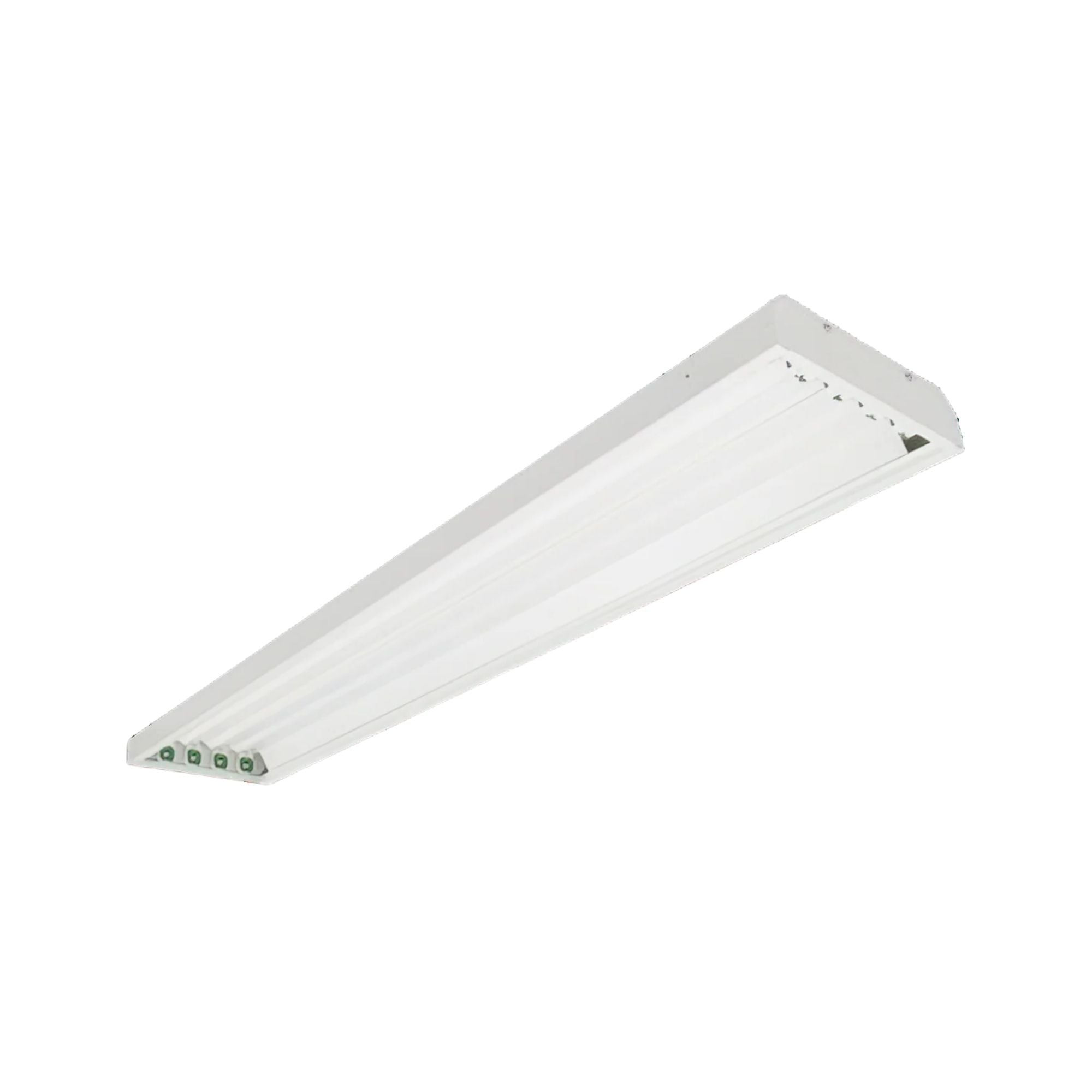 4ft LED Tube Ready High Bay Fixture, 4-Lamp Type-B T8 Ballast Free