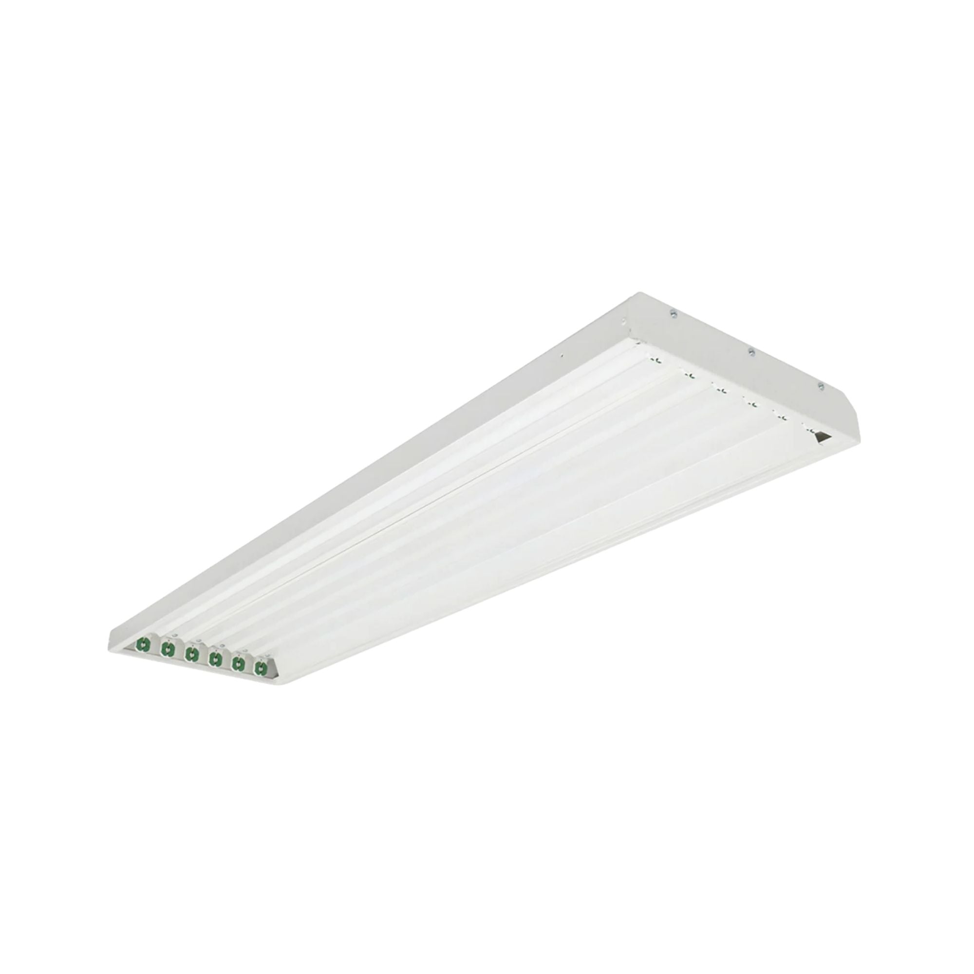 4ft LED Tube Ready High Bay Fixture, 6-Lamp Type-B T8 Ballast Free