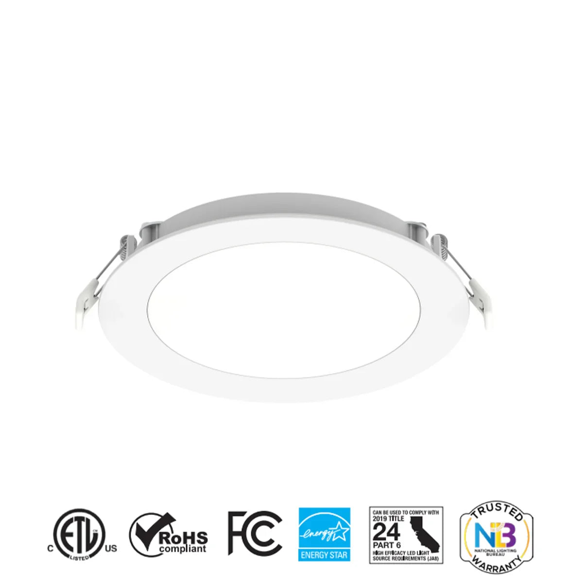 Microdisk 4" LED Canless Downlight, 600 Lumens, 5-CCT, 120-277V - Bees Lighting