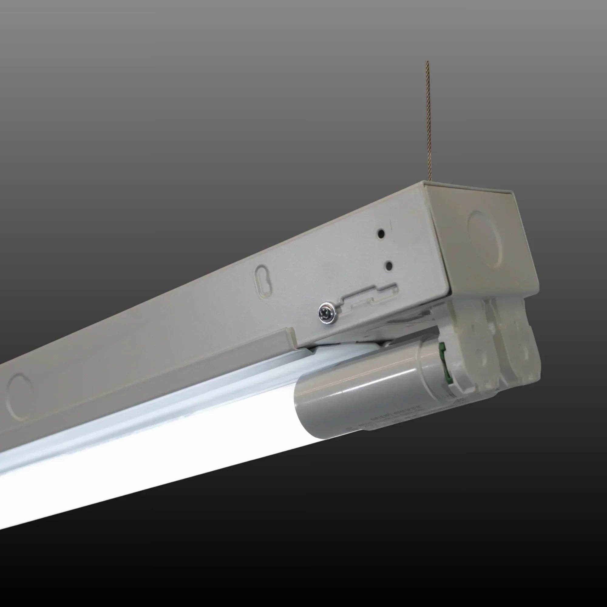 4ft LED Shop Light Strip Fixture, 4000 Lumens, 2 T8 Lamps