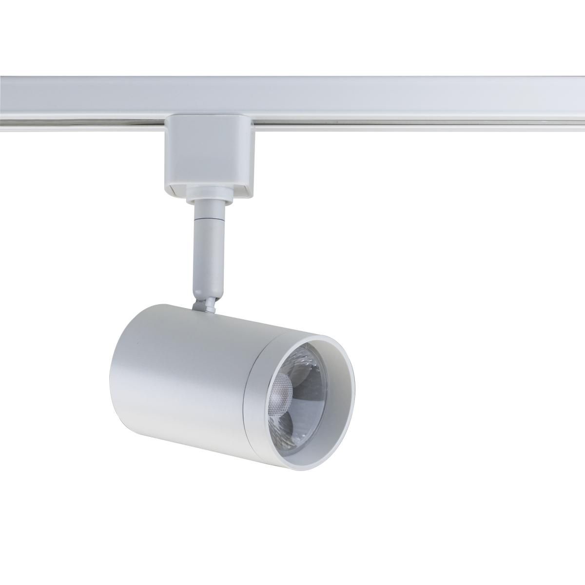 LED Track Head Small Cylinder 12W 1000 Lumens 3000K, Halo, 24°, White - Bees Lighting