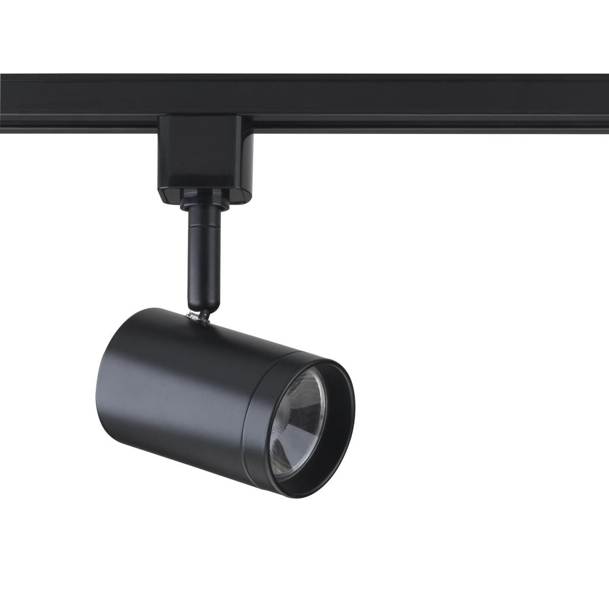 LED Track Head Small Cylinder 12W 1000 Lumens 3000K, Halo, 24°, Black - Bees Lighting