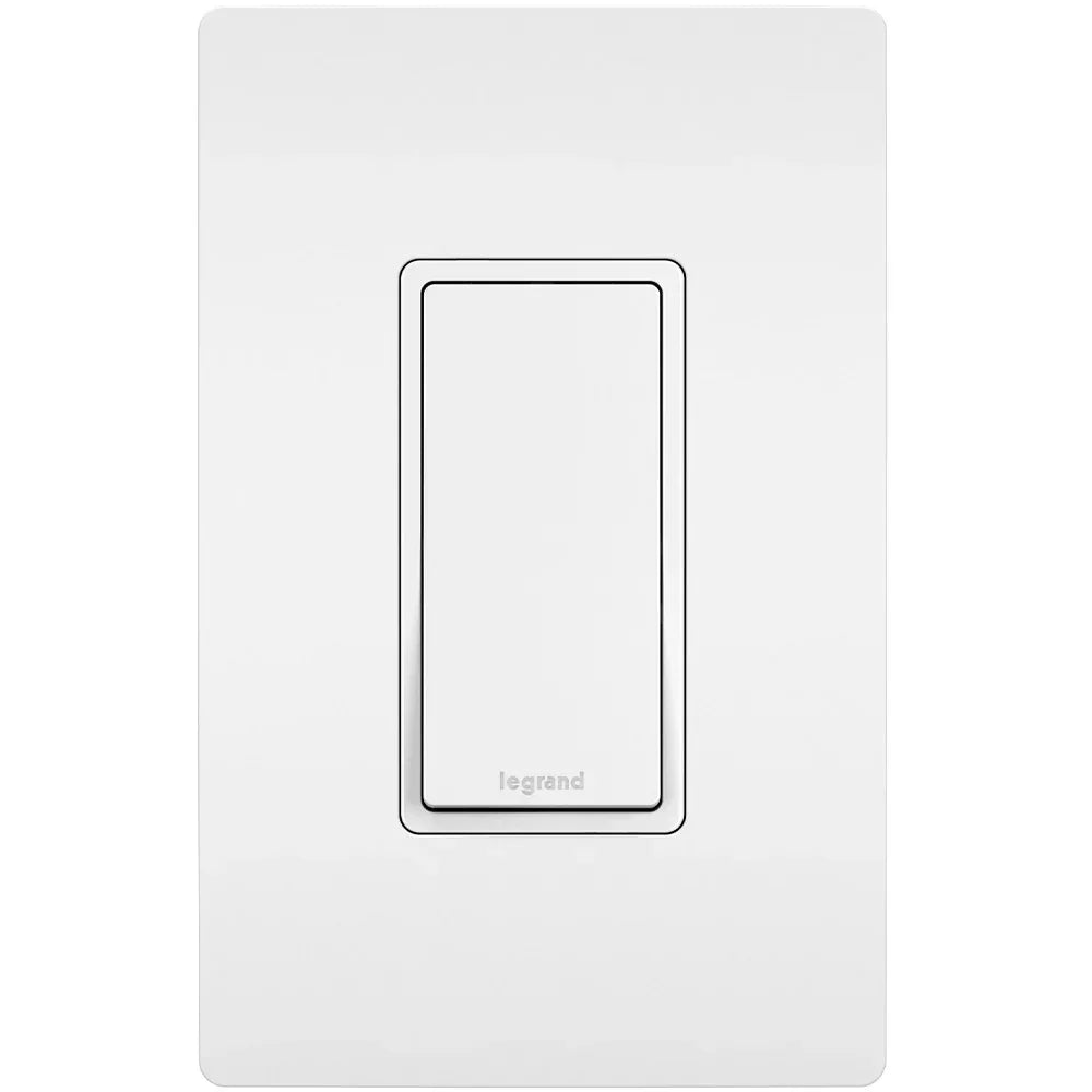 radiant 3-Way Rocker Light Switch, 15-Amp, 120V, White - Bees Lighting