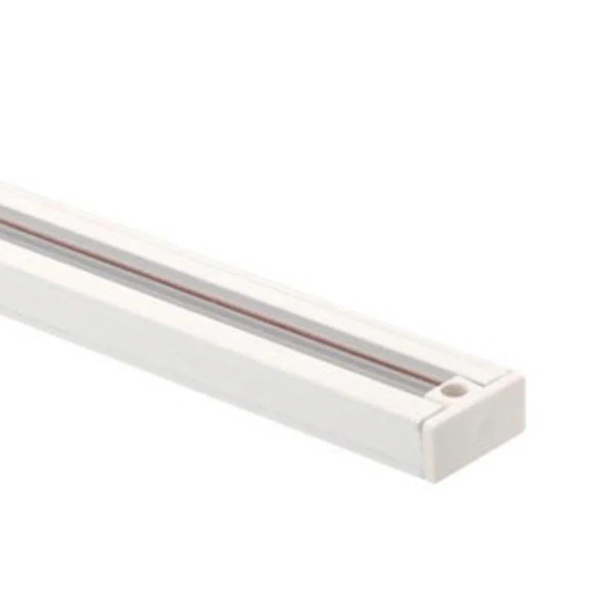 8 Ft. Track Rail One Circuit, Halo, White Finish - Bees Lighting