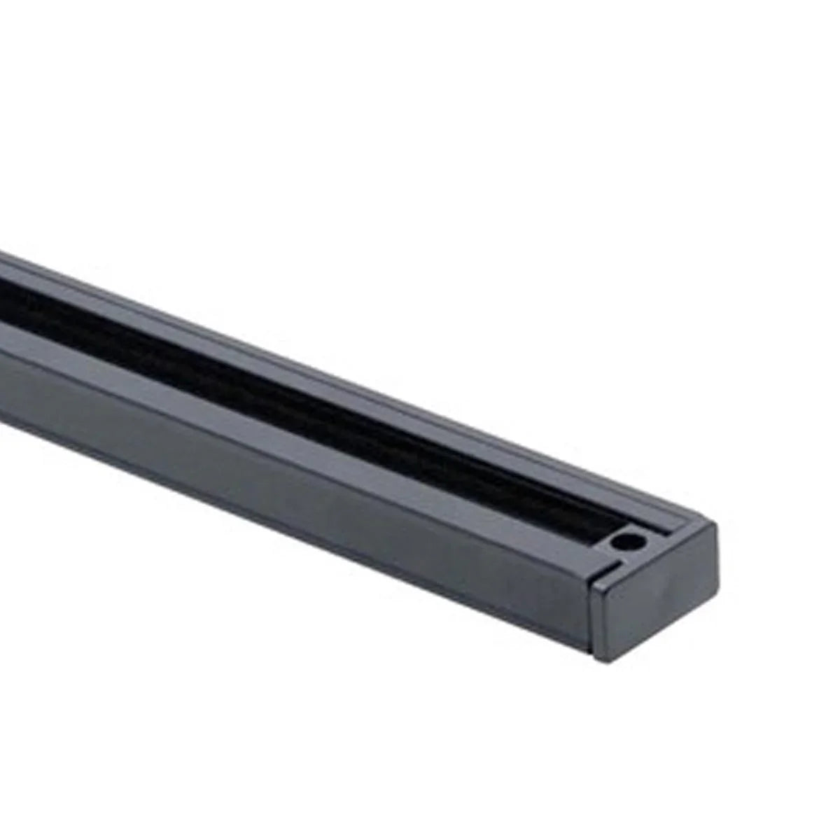 6 Ft. Track Rail One Circuit, Halo, Black Finish - Bees Lighting