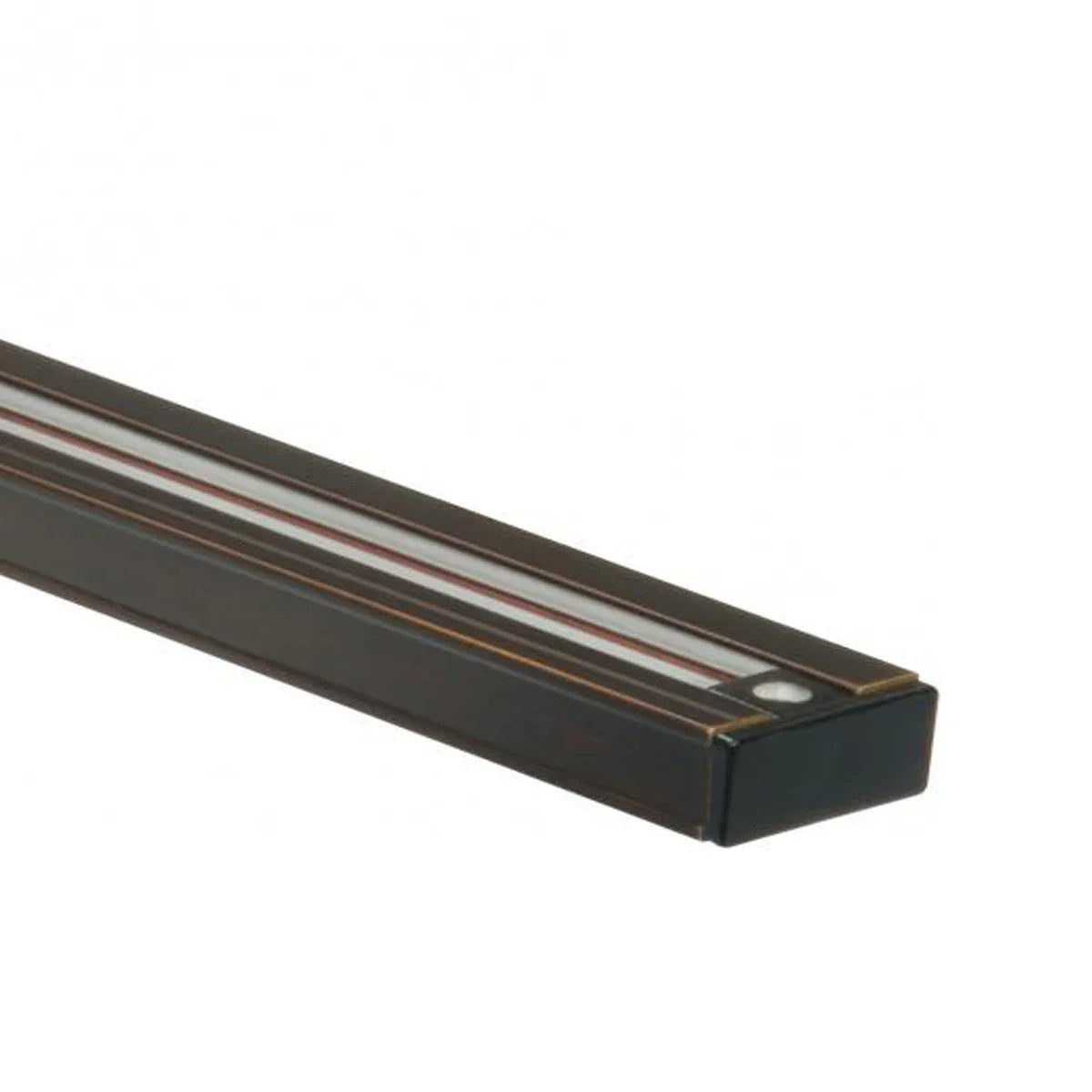 8 Ft. Track Rail One Circuit, Halo, Russet Bronze Finish - Bees Lighting