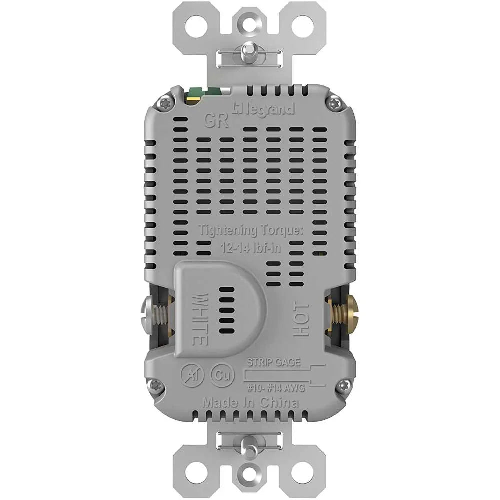 Tamper Resistant 20A Duplex Receptacle with USB Type A/C Fast Charging, Black - Bees Lighting