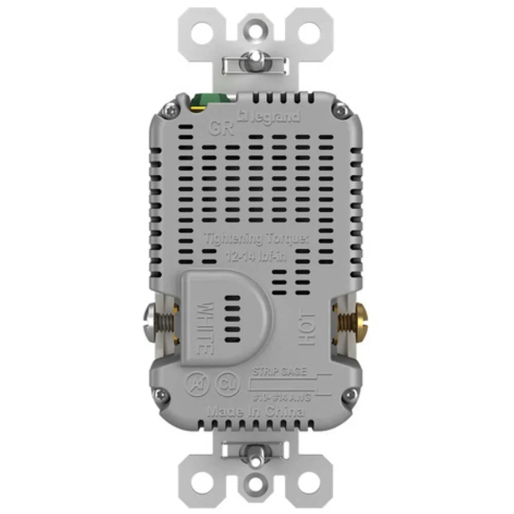 radiant 20A Tamper Resistant Outlet with PLUS Power Delivery USB Type C/C, White - Bees Lighting