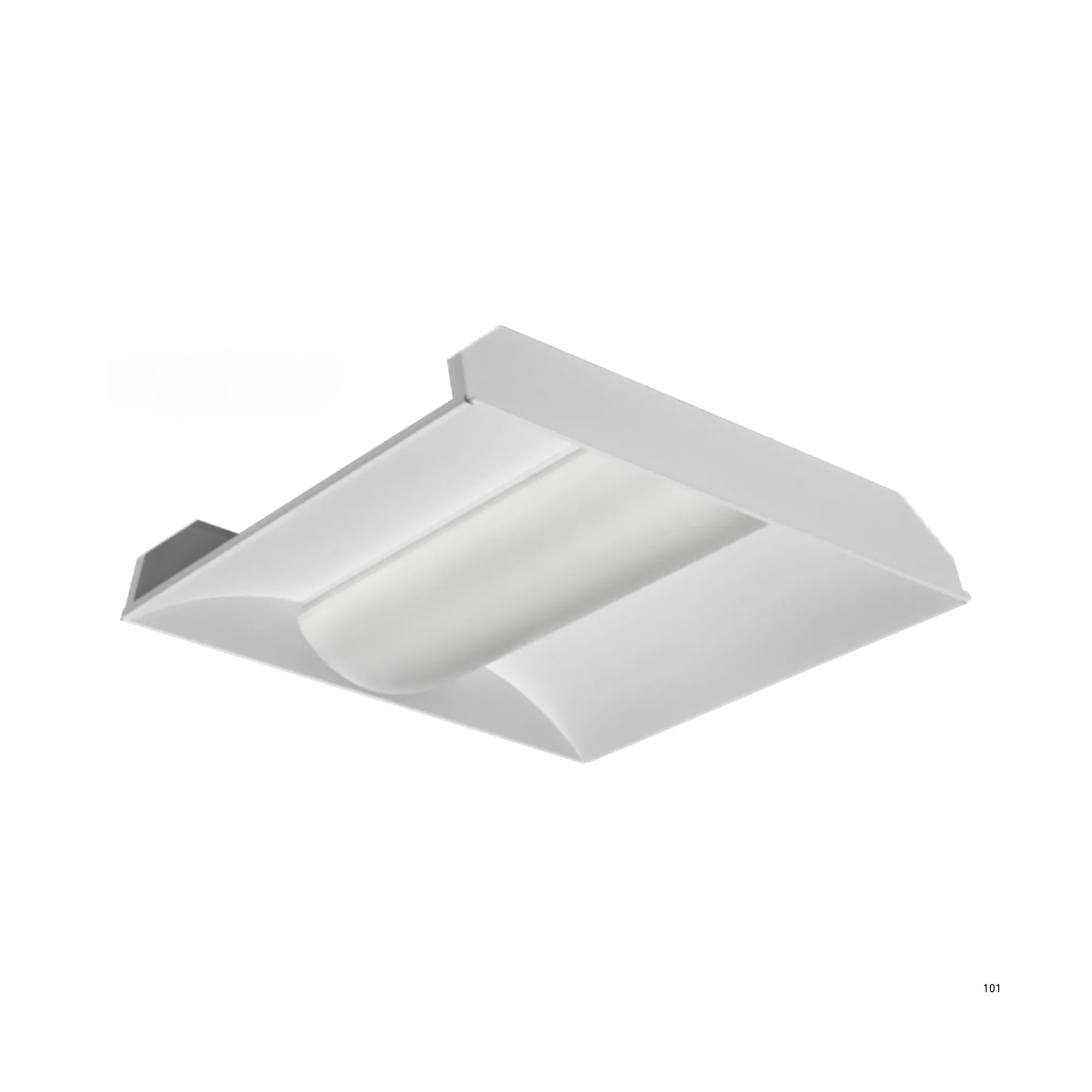 2x2 LED Troffer Light, 3600 Lumens, 30 Watts, 5000K, 120-277V, Center Basket Fixture - Bees Lighting