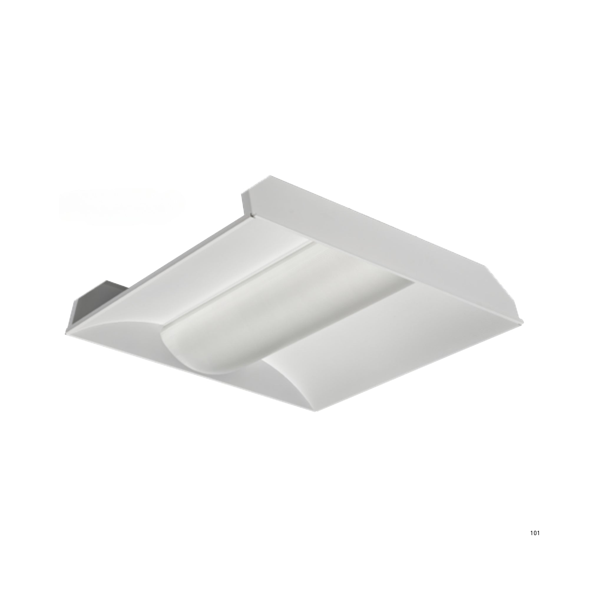 2x2 LED Troffer Light, 3600 Lumens, 30 Watts, 5000K, 120-277V, Center Basket Fixture