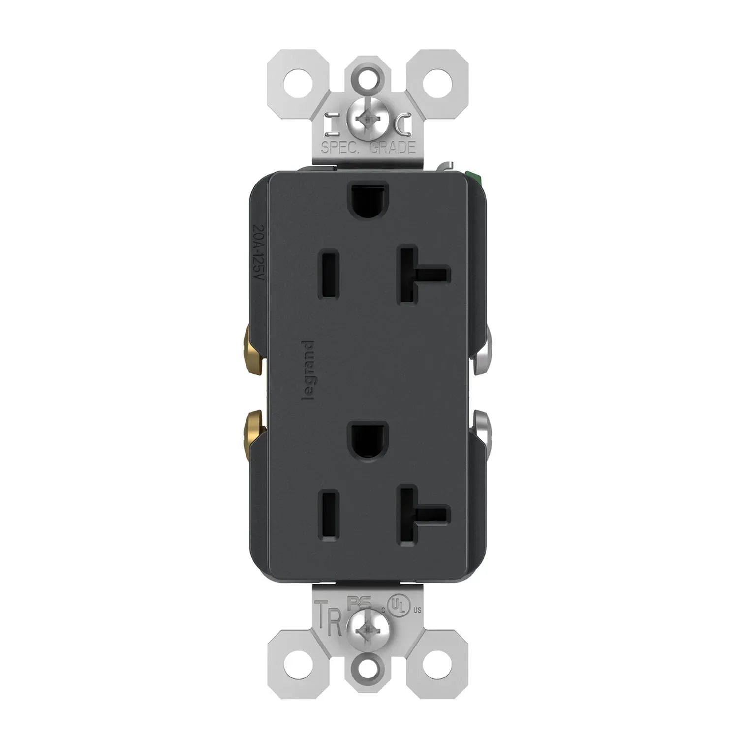 Legrand TR26352R radiant Spec Grade 20A Duplex Tamper-Resistant Receptacle - Bees Lighting