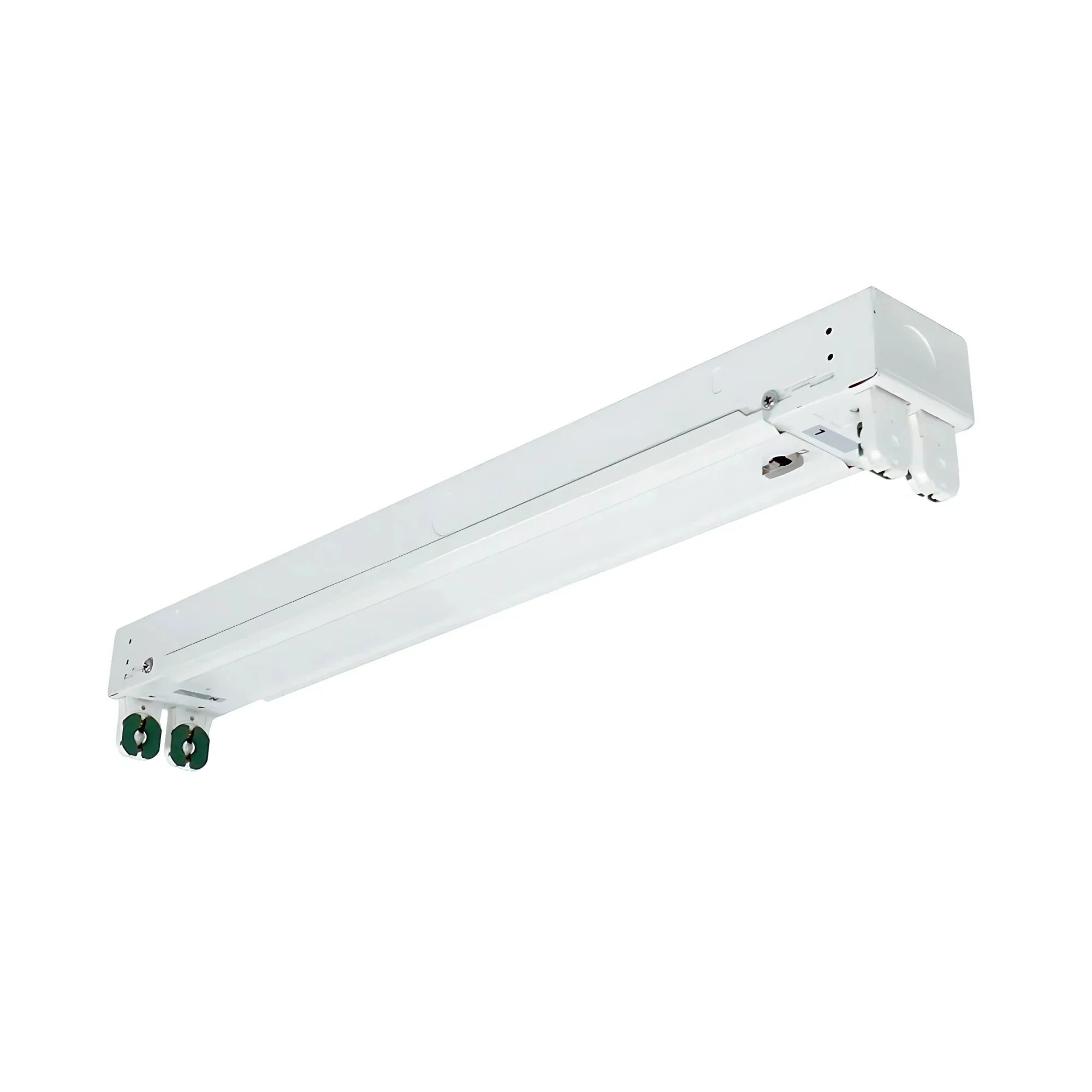 2ft T8 LED Ready Strip Light Fixture, 2 Lamp Holder
