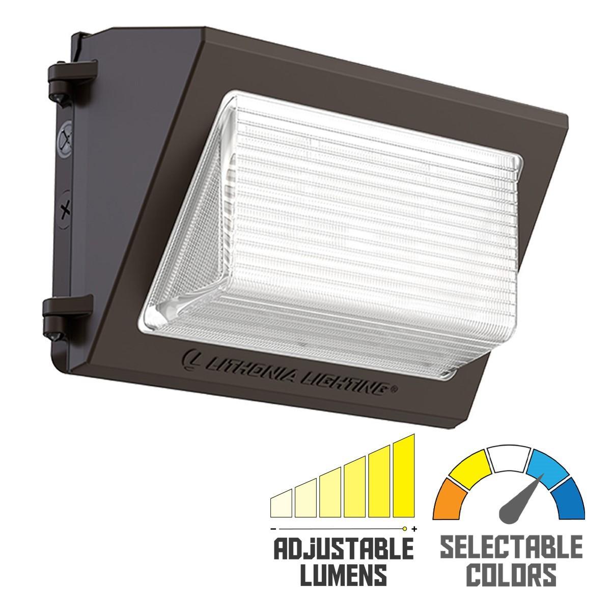 LED Standard Wall Pack With Photocell 59 Watts Adjustable 8,500 Lumens 30K/40K/50K 120-277V - Bees Lighting
