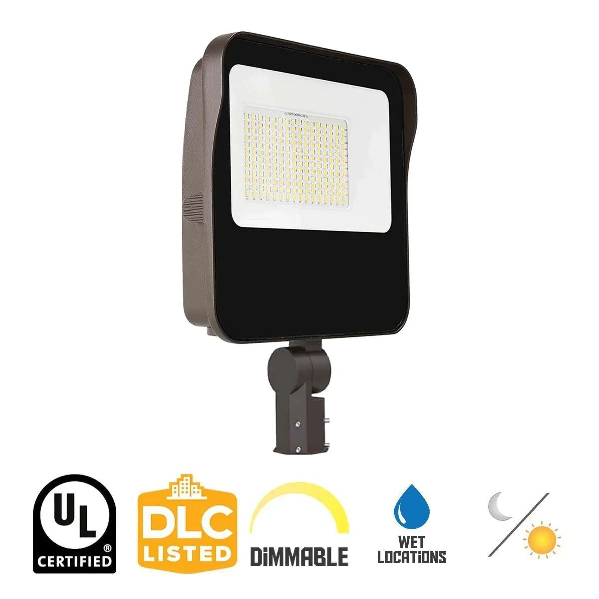 LED Flood Light, 19000 Lm, 120W, 30K|40K|50K, Slipfitter, 120-277V - Bees Lighting