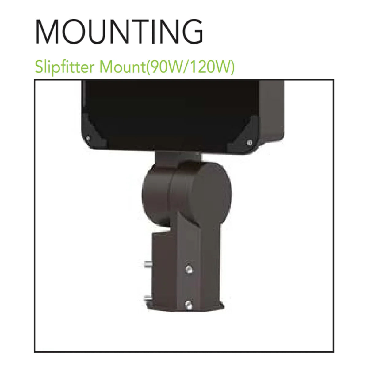 LED Flood Light, 19000 Lm, 120W, 30K|40K|50K, Slipfitter, 120-277V - Bees Lighting