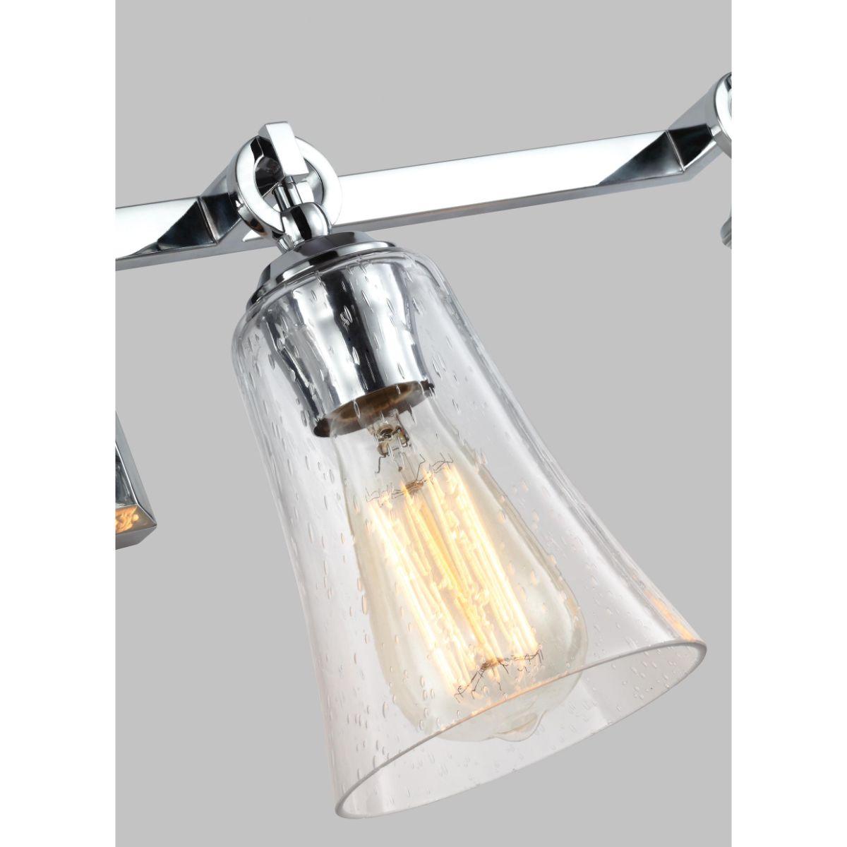 Monterro 30 in. 4 Lights Vanity Light Chrome Finish - Bees Lighting