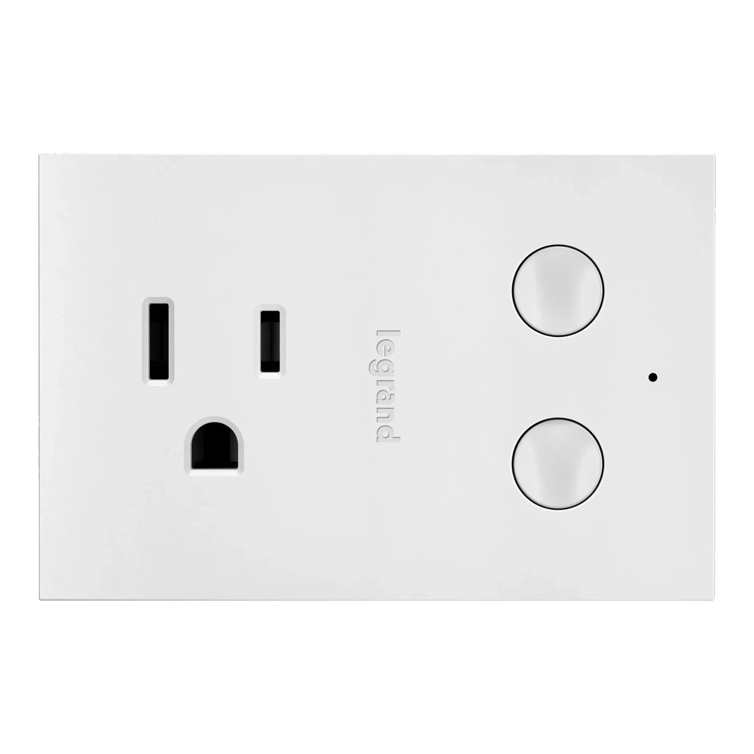 radiant Smart Plug-In Tru-Universal Dimmer with Netatmo, Matte White - Bees Lighting