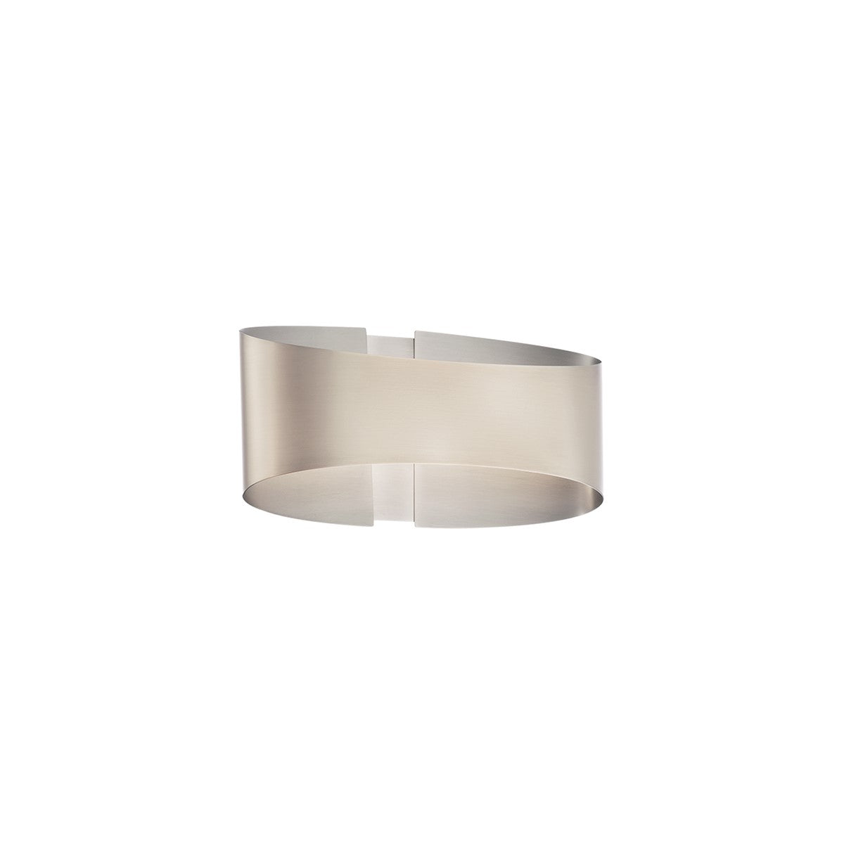 Swerve 10 in. LED Wall Light Brushed Nickel finish - Bees Lighting