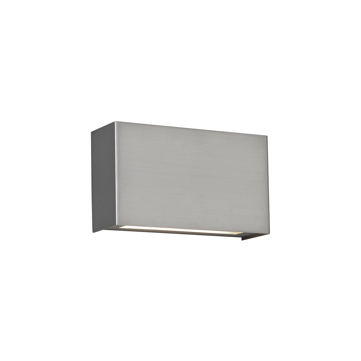 Blok 12 In LED Wall Light 3000K Nickel Finish - Bees Lighting