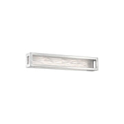 Shock Waves LED Bath Bar Brushed Nickel Finish - Bees Lighting