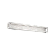 Shock Waves LED Bath Bar Brushed Nickel Finish - Bees Lighting