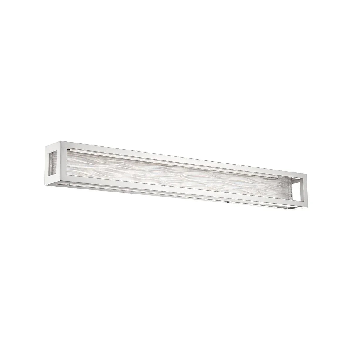 Shock Waves LED Bath Bar Brushed Nickel Finish - Bees Lighting