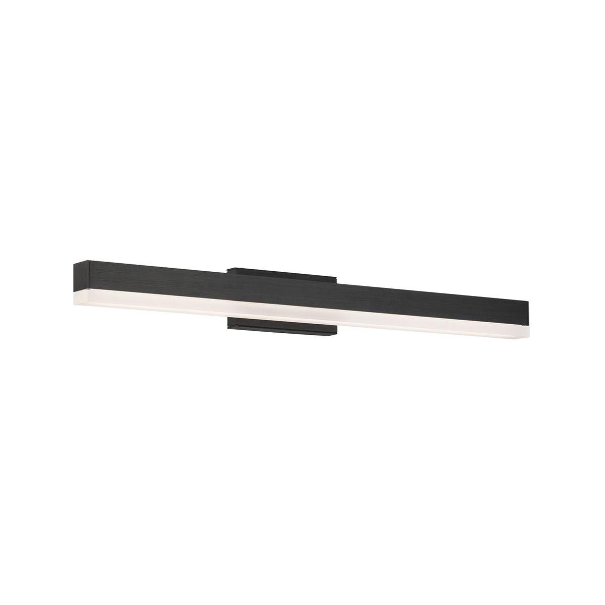 Styx 25 in. LED Bath Bar 824 Lumens Selectable CCT Black finish - Bees Lighting