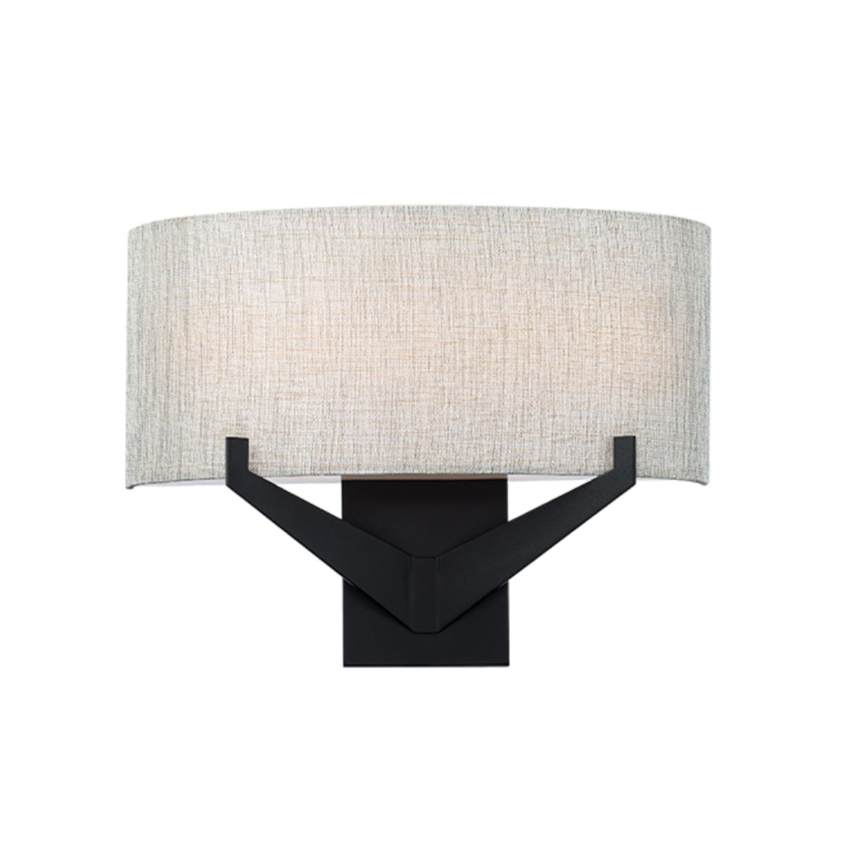 Fitzgerald 12 in. LED Wall Light 3000K Black Finish - Bees Lighting